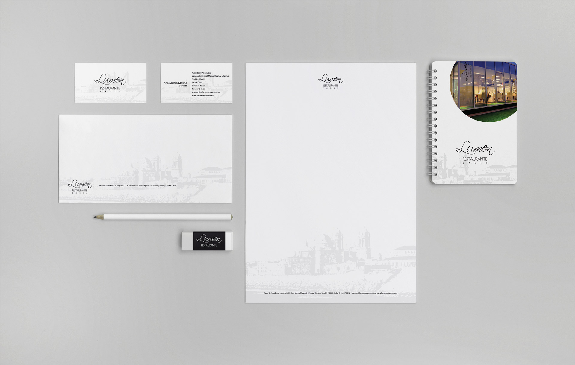vibrand studio proyecto marca-papeleria lumen restaurante